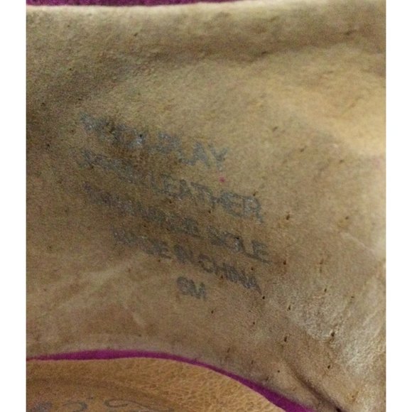 Jeffrey Campbell Foxy Wood Platform High Heel Shoes Adjustable Size 6 6M - Picture 13 of 14